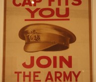 Affiche britannique recrutement volontaires, guerre de 14-18, exposition join Now ! , Musée Grande Guerre, Meaux, ©Christophe Courau