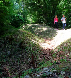 boyau, verdun,forêt de verdun, balade historique, www.balades-historiques.com, tranchée